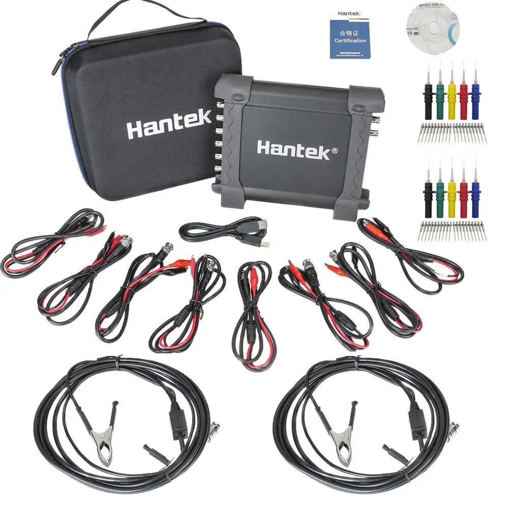 

Hantek Ignition Probe HT25 + 1008C Oscilloscope Digital Oscilloscope Car Diagnostics USB 8-Channel Virtual Oscilloscope