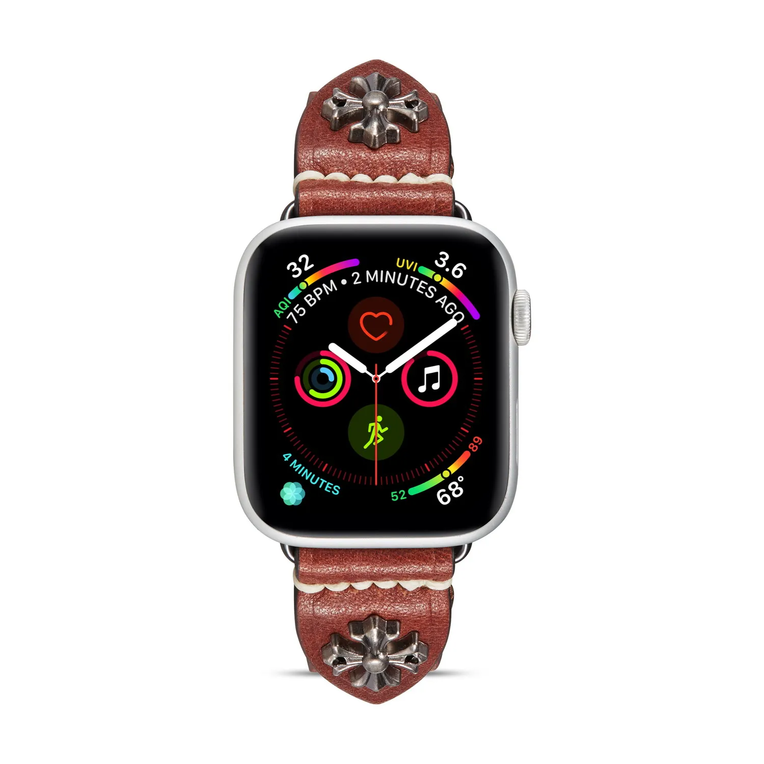 Ретро Кожаный ремешок для часов для apple watch 1 2 3 4 5 iwatch Ремешки для наручных часов 38 мм 42 мм 40 мм 44 мм