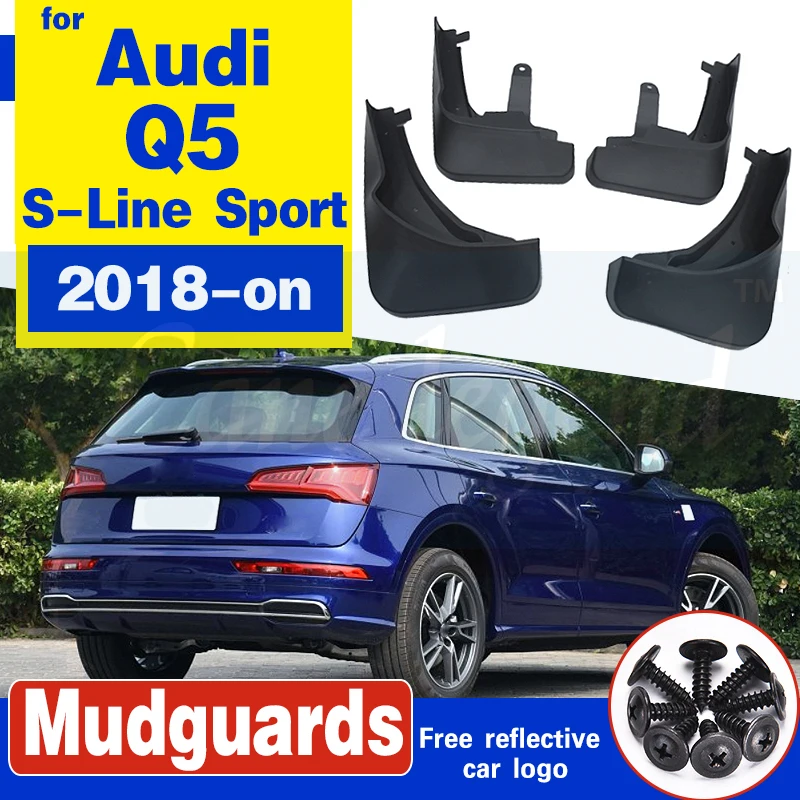 Литые Автомобильные Брызговики OE для Audi Q5 FY S Line Sport SQ5 2018 on брызговики