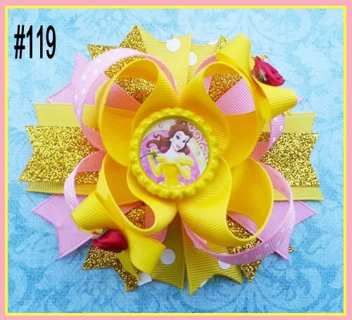 A0145ibl150324119 4," Вдохновленный Бутик слоистых волос бант на день рождения для волос банты девушки заколки для волос - Цвет: A0145ibl150324119