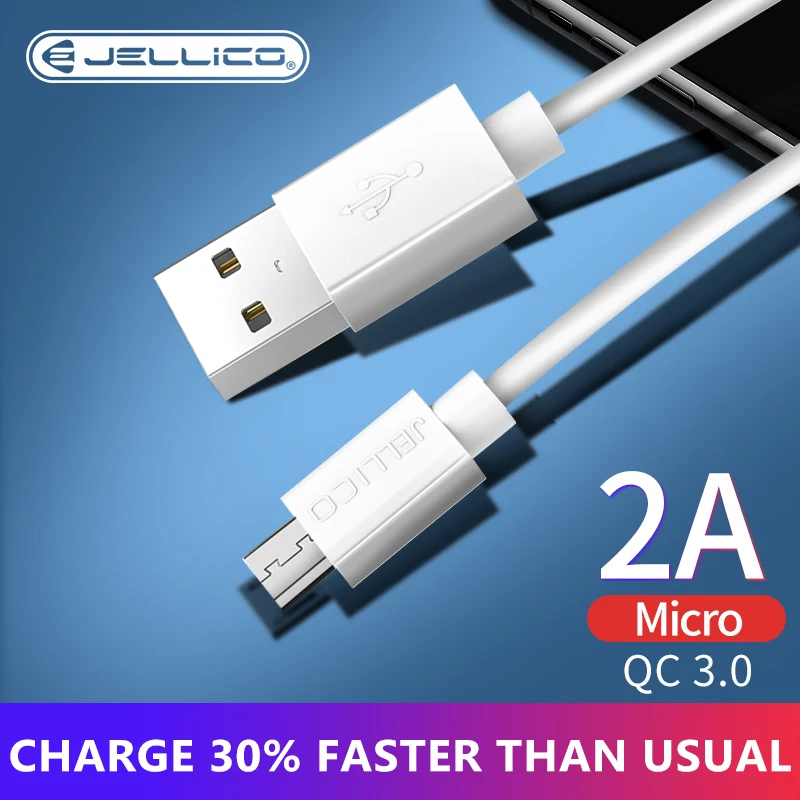 Кабель Micro USB Jellico 2 А кабель для быстрой зарядки и передачи данных телефона Samsung