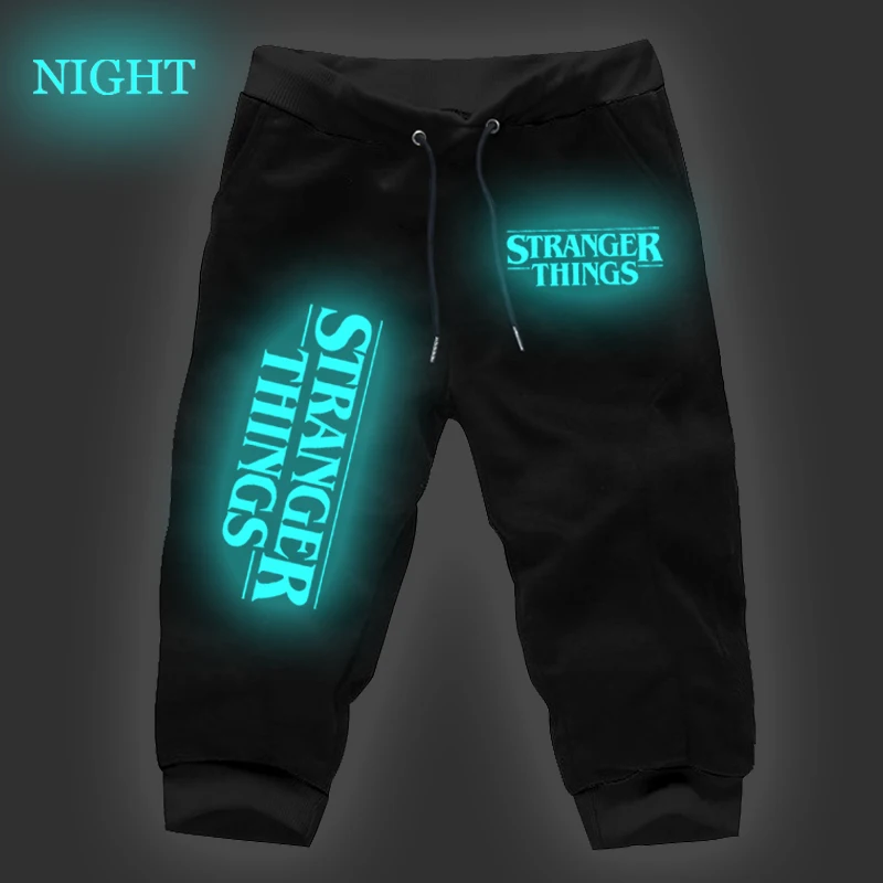 Cropped Trousers 6 Для мальчиков свободные 7 Minutes Of Штаны очень странные дела Подрезанные штаны летние модные Sweart Штаны Для мужчин Уличная хлопок шаровары - Цвет: Cropped Trousers 6