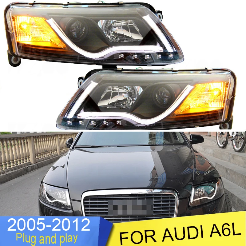 2005-12, автомобиль Стайлинг для Audl A6L фары, canbus балласт, A6L противотуманные фары, A4, A5, A8, Q7, S3 S4 S5 S6 S7 S8, A6L фары авто аксессуары