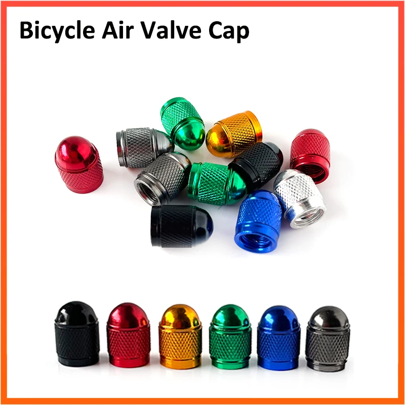 AluminumBicycleTyrevalveDustproofBikeValvenozzleCapColorsMTB