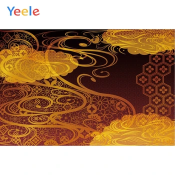 

Yeele Festival Party Portrait Gold Clouds Garlands Photography Backdrops Personalized Photographic Backgrounds For Photo Studio