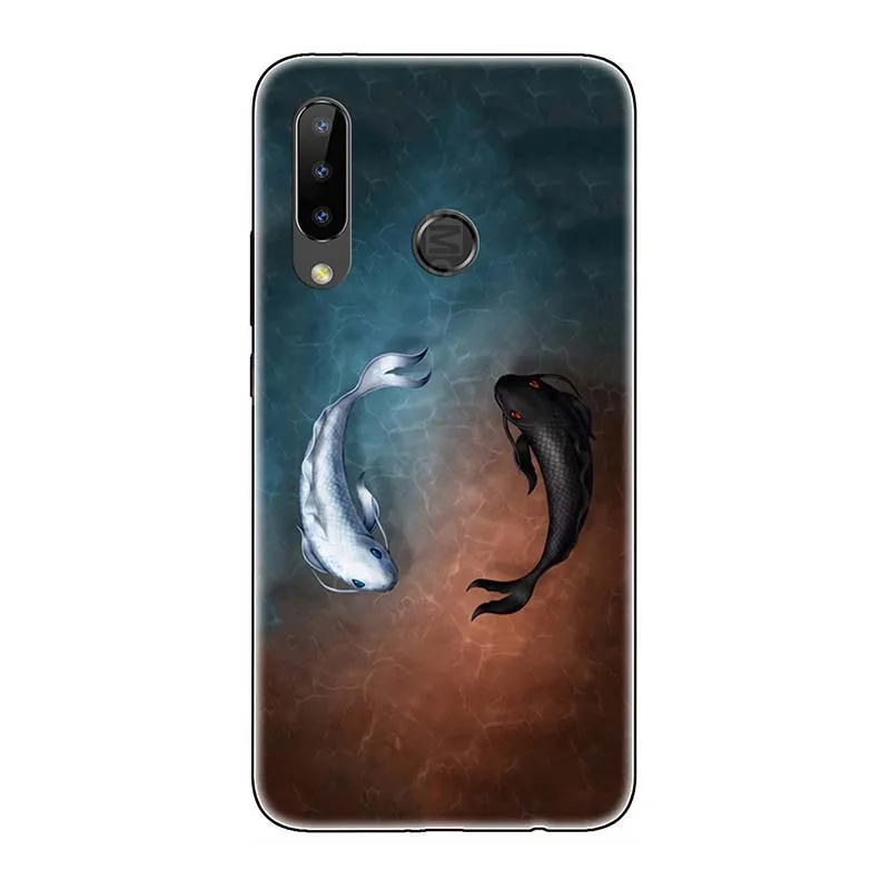 Мягкий чехол для телефона s Для Doogee N20 Y9 Plus N10 Y7 Y8 чехол с милым рисунком розы волка чехол для задней панели телефона Fundas Para - Цвет: A087