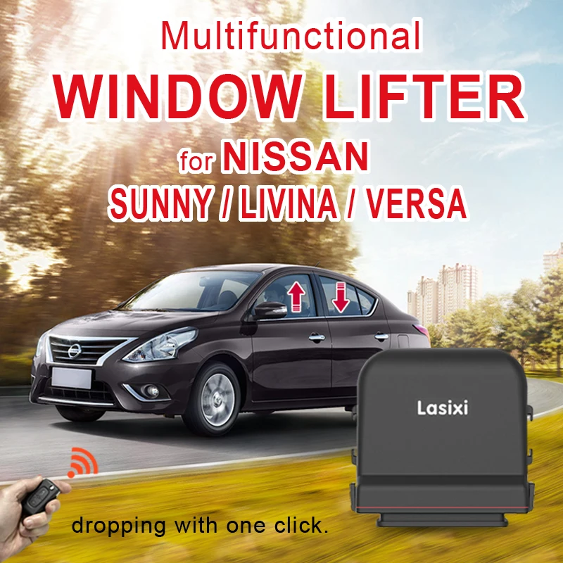 

Car Power Window Roll up Window Closer For NISSAN SUNNY LIVINA VERSA Left Hand Drive Remotely Close Window lifter Car closer