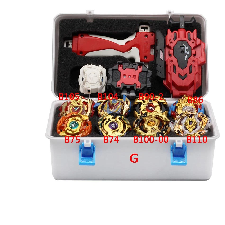 Takara Tomy LauncherBey Bay Burst b-145 Burst набор игрушек пусковая установка и арена лезвия металла Бог спин Топ - Цвет: G