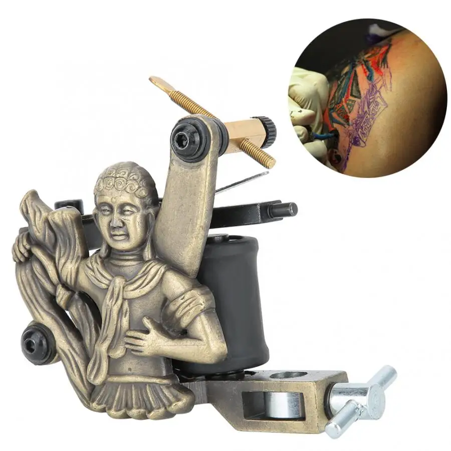 Роторная татуировочная машина в форме Будды 25000-30000 об./мин катушка тату машина для тела лайнер шейдерное устройство для татуажа(1101308-1) Татуировка ручка