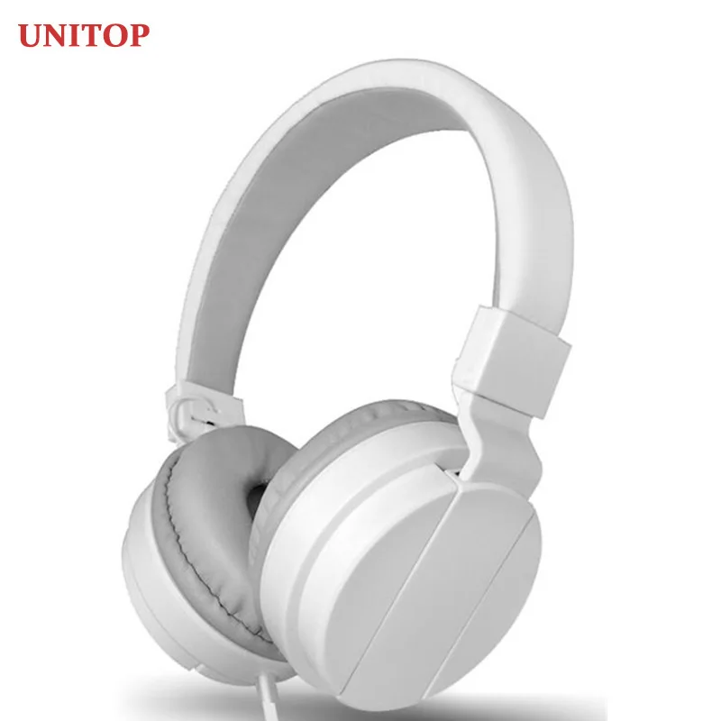 UNITOP Gaming Headset Stereo Wired Bass Headphones 3 5mm Jack Hifi Earphone With Mic For Mobile Phone PC Laptop Computer