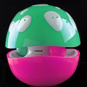 

100% harmless high qualityABS projector lamp Music Mushroom Tumbler Colorful Constellation Projection Lamp