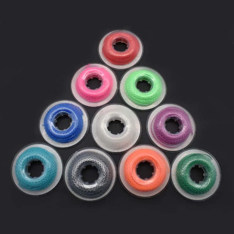 10pcs/pack Dental Orthodontic Elastic Rubber Power Chain Rubber Band Long Short Closed Elastic