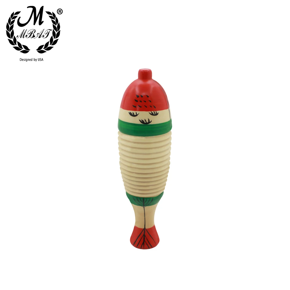 M MBAT Wooden Fish Toy Game Percussion Instrument Toddler Music ...