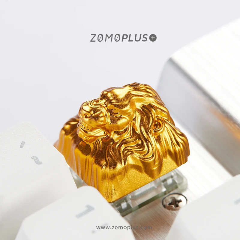 Zomo-teclado Mecânico sem Fio Taça de Alumínio 3d Lion King Espaço para Teclado - Imagem 6
