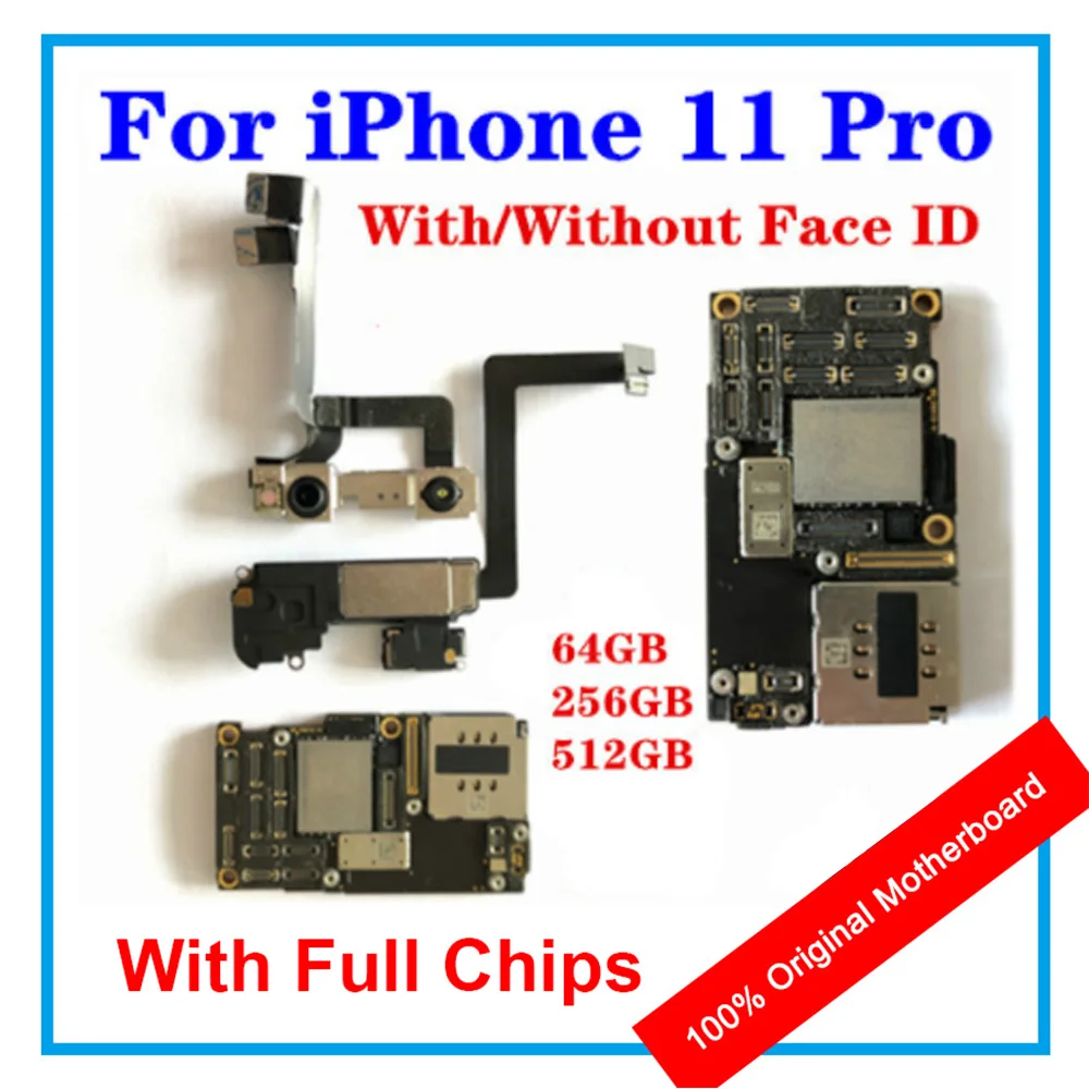 Материнская плата Clean iCloud для iPhone 11 PRO 64 ГБ 128 256 разблокированная логическая с/без