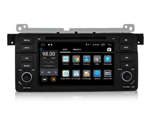 Best 10pcs Android 7.1 HD QuadCore 7" Car DVD for BMW/E46 M3 car dvd gps for E46 M3 with WIFI Navi Radio Bluetooth Phonelink 0