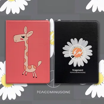 

Fashion Cartoon Case Cover For Apple iPad Mini1 2 3 2017 2018 Funda cases For iPad Air 2 iPad Pro 9.7 PU protective Stand Shell