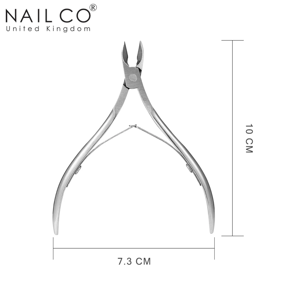 NAILCO Резак для кутикулы из нержавеющей стали для удаления омертвевшей кожи Профессиональный ноготь для ногтей кусачки для кутикулы Педикюр ножницы для стрижки