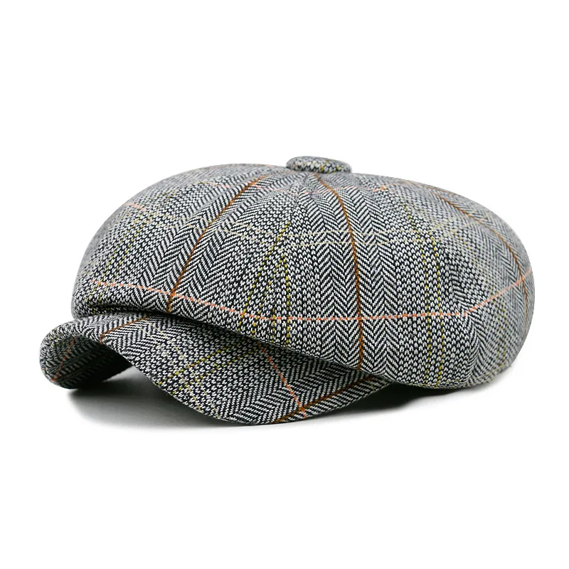 Новое поступление, береты, цветная вышивка, boina artist hat, британская мужская шапка, простой ретро берет, папа, Шапки, береты, плоская кепка - Цвет: photo color