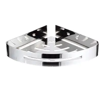 

1pcs Corner Storage Rack 304 Stainless Steel Storage Rack No Drilling Storage Holder Corner Organizer For Bathroom Kitchen