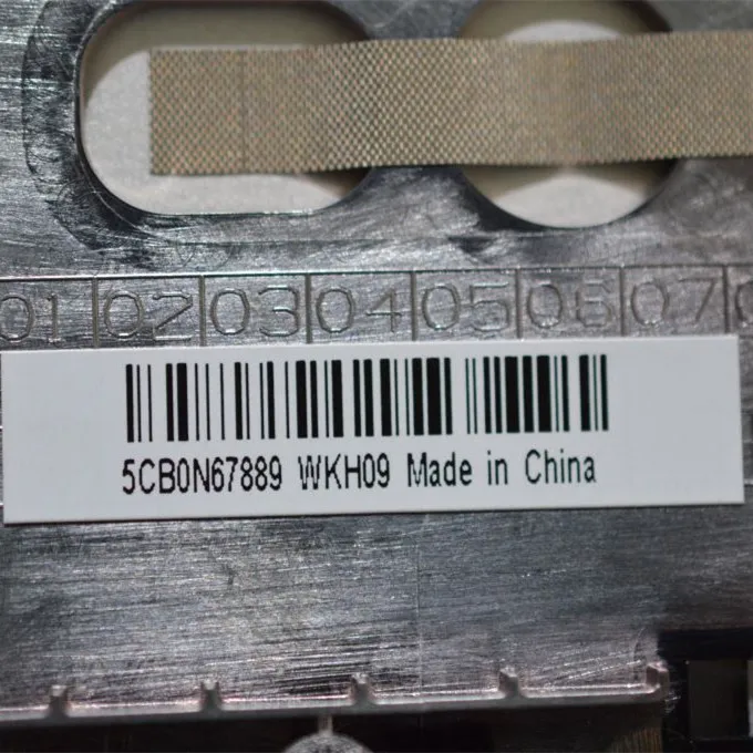 Для йоги 720-13IKB Упор для рук США Подсветка клавиатуры 5CB0N67889 серебро