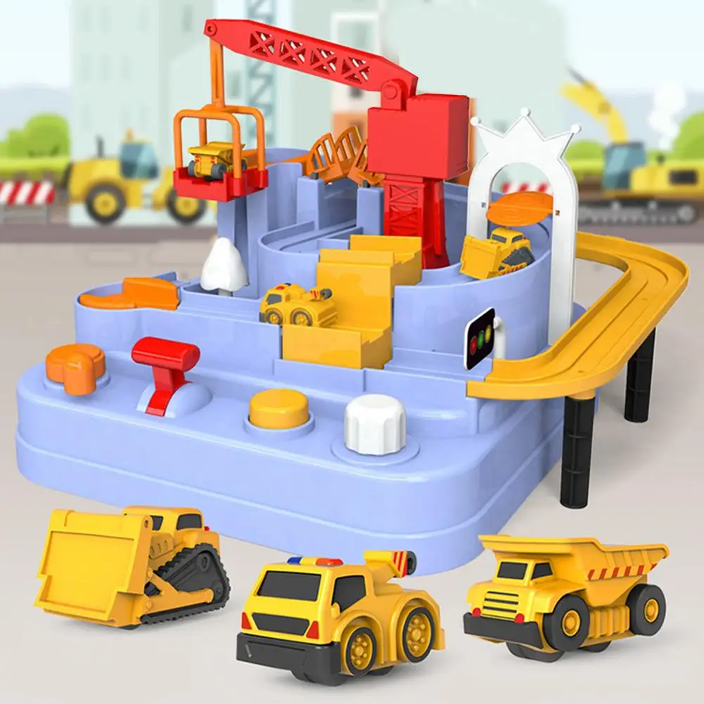 Приключения Игра гоночный рельсовый автомобиль модель обучающая игрушка
