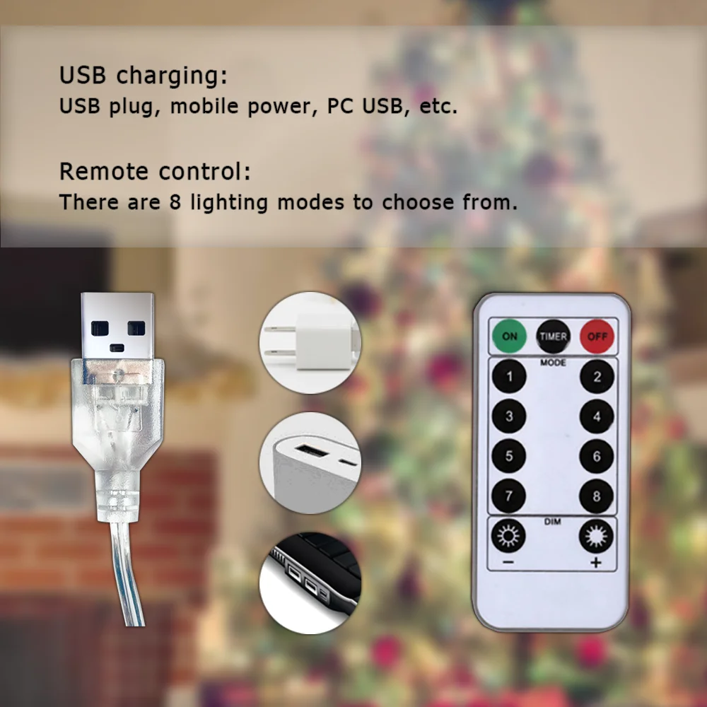 62 светодиодных рождественских огней гирлянды праздничные USB гирлянды настенные 3D лампы карты для двери окна украшения праздника