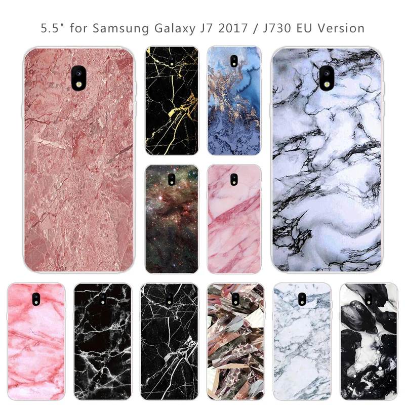 for Galaxy J7 Pro 2017 Soft TPU Full Protection Phone Cases 5.5&quot Samsung SM-J730F Shell Clear Ultra Thin Silicone Back Cover |