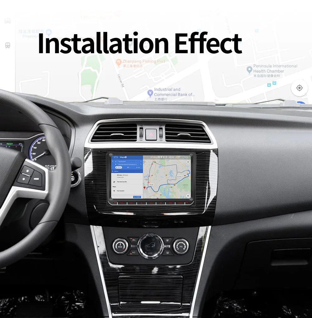 9 дюймов Автомобильный Bluetooth MP5 плеер Android система gps навигация интегрированный хост подходит для Volkswagen