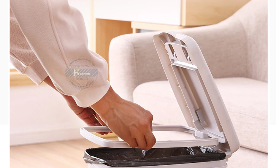 konco按压脚踩式垃圾桶_20