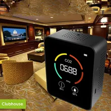 

Three-in-One Desktop CO2 Monitor Temperature And Humidity Sensor Tester Indoor Air Quality Carbon Dioxide Detector Real-Time