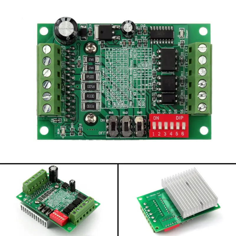 

4Pcs Stepper Motor TB6560AHQ Module Board Replacement Set 75mmx50mmx33mm
