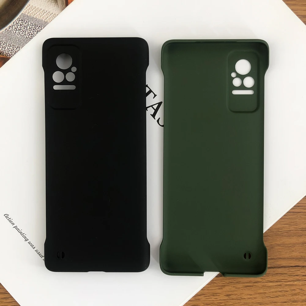 Rahmenloses, mattes Gehäuse in Bonbonfarbe für Xiaomi Civi 5G, schlanke, harte PC-Stoßstangenabdeckung_voghion.com