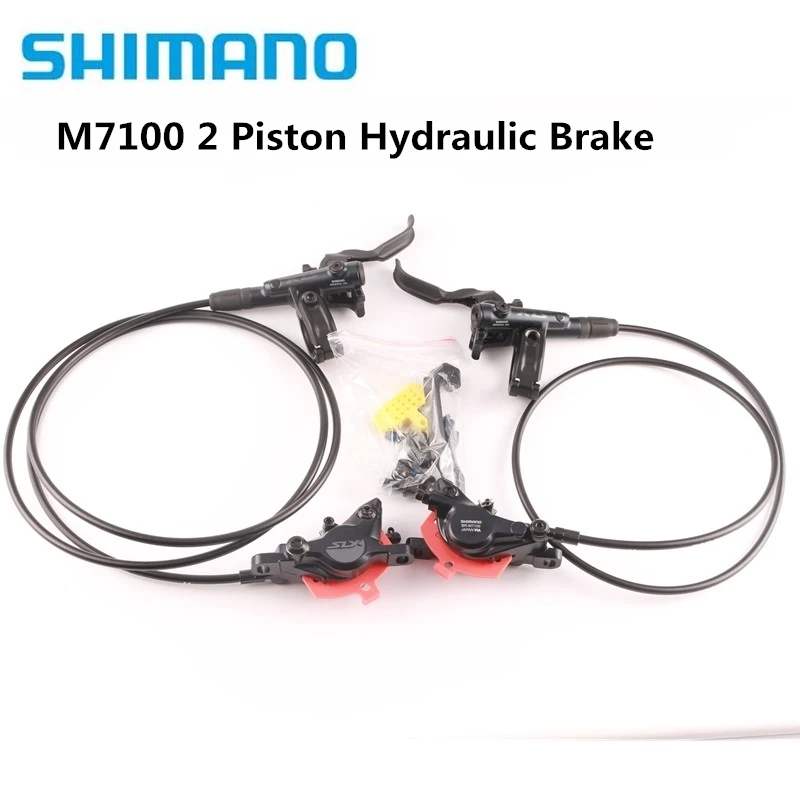 Тормоз SHIMANO DEORE SLX M7120 M7100 4 поршневой гидравлический дисковый для горного