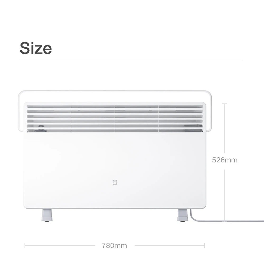 XIAOMI Mijia электрический обогреватель термостат версия KRDNQ04ZM удобные обогреватели 2200 Вт для спальни и ванной комнаты Быстрый бесшумный обогреватель