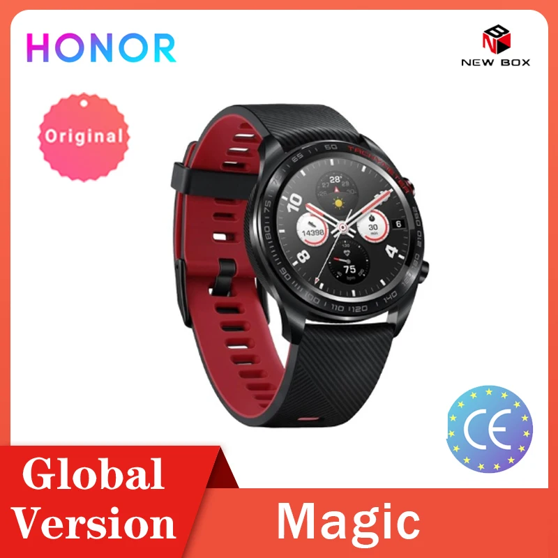 Huawei Honor Watch Magic SmartWatch GPS 5ATM водонепроницаемый трекер сердечного ритма работает 7