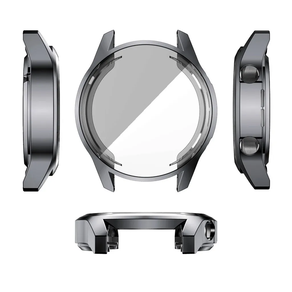 TPU чехол для huawei Watch GT2 46 мм ультра тонкий Гальванизированный прозрачный TPU мягкий чехол Защита пульсометра