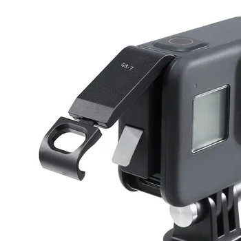

Chargeable Battery Lid Door Battery Cover G8-7 For GoPro Hero Black 8 Camera Removable Type-C Charging Port Adapter Cover