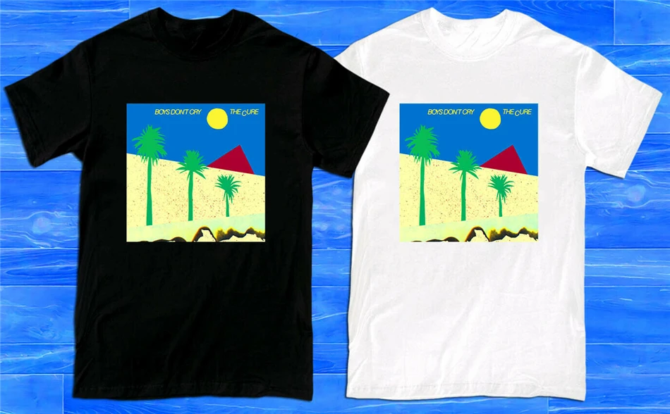 Новинка Футболка для мальчиков с надписью The Cure Boy Don Cry Men'S Размеры S-2Xl надписями
