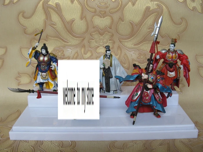 pvc figure colored model toy three-kingdom 4pcs/set out of print | Игрушки и хобби
