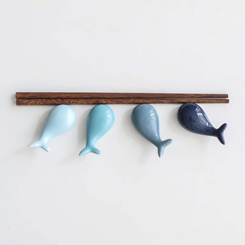 Lucky Whale керамические палочки для еды держатель палочки для еды китайский стиль дома отель керамические s милая кухонная посуда