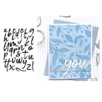 

letter Clear Silicone Stamp / seal for DIY Scrapbooking / Album Decorative Clear Stamp Sheets A359