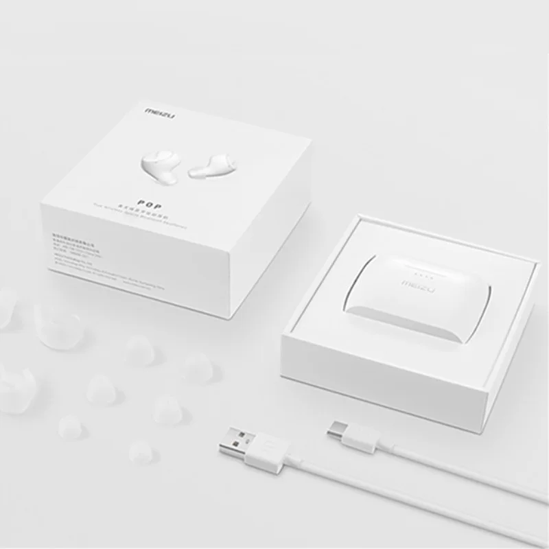 MEIZU POP TWS True Bluetooth беспроводные наушники-вкладыши с микрофоном водонепроницаемые стерео спортивные наушники Голосовое управление