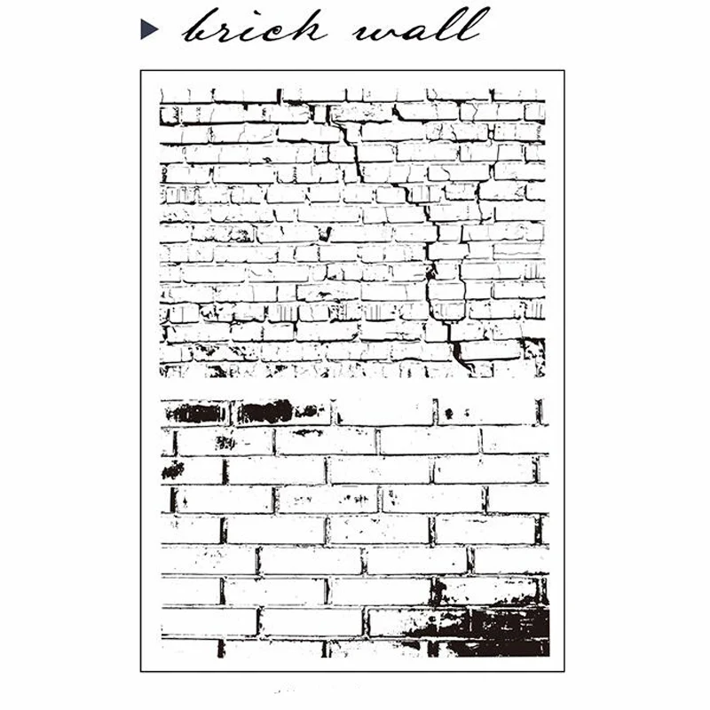 Brick Wall Transparent Clear Stamp for DIY scrapbooking/Card Making | Дом и сад