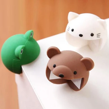 

Animal Shape Silicone Baby Safety Table Corner Protector Double-sided tape Children's cartoon bumper protection cap