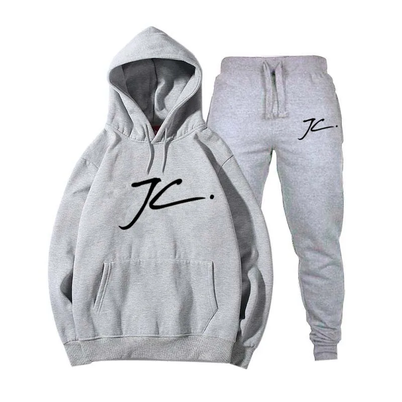 jc Brand Clothing Men's Casual Sweatshirts Pullover Cotton Men Tracksuit Hoodies Two Piece +pants Sport Shirts Autumn Winter Set jc Brand Clothing Men's Casual Sweatshirts Pullover Cotton Men Tracksuit Hoodies Two Piece +pants Sport Shirts Autumn Winter Set