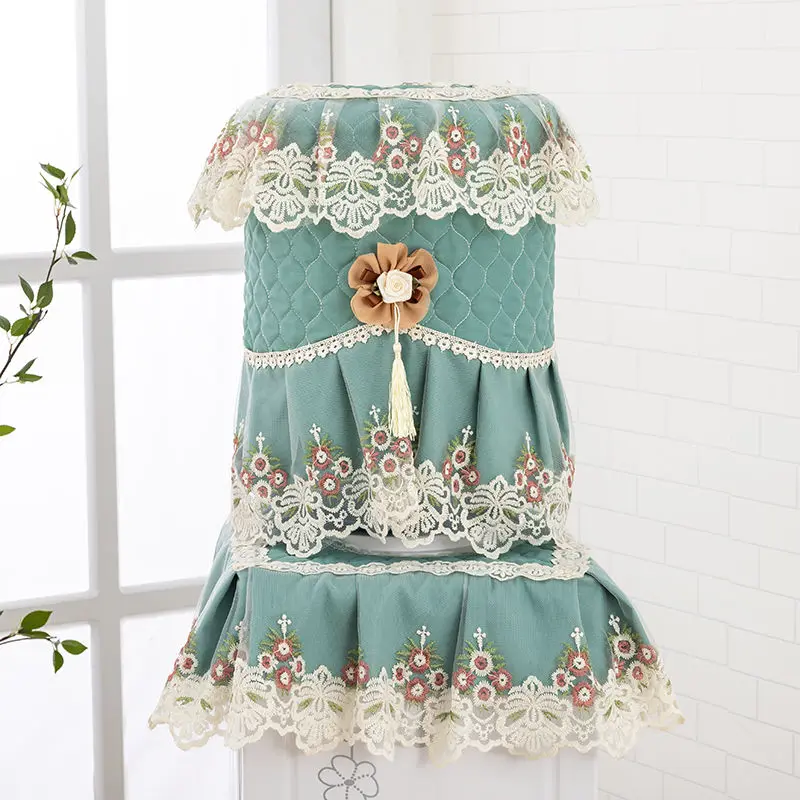 1Pcs Fasion Rural Cloth Art Water Dispenser Dust Cover Water Dispenser Cloth Cover Bucket Purifier E0946