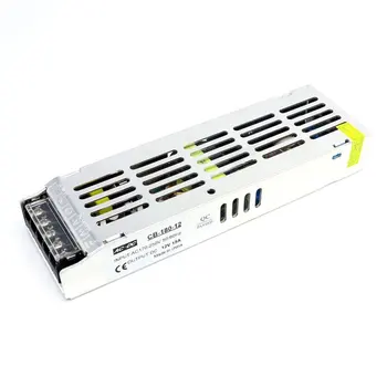 

AC 170V-250V TO DC 15A 12V 180W Switch Power Supply Ultrathin LED Driver 50/60Hz Adapter for LED Strip Light CB-108-12