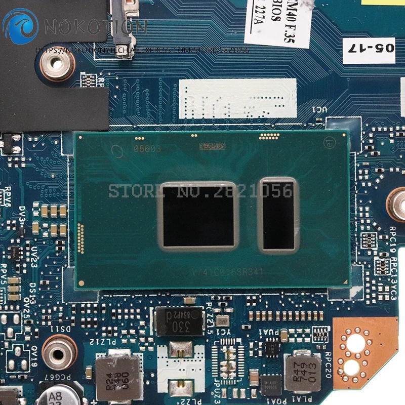 Материнская плата NOKOTION для ноутбука HP 14 BF bf058TX 930576 601 001 DCM40 ЦП с процессором ОЗУ 2 Гб