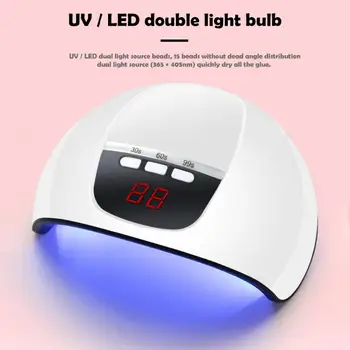 

Professional Nail Lamp 45W LED UV Light IR Sensor Timer Glue Dryer Manicure Drying Lamp For Nails Dryer